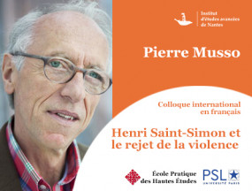 Colloque-webinaire international 28 novembre 2020, de 9h à 18h, proposé par l’EPHE - PSL

Henri Saint-Simon (1760-1825) et le rejet de la violence