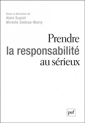Parution de l'ouvrage « Prendre la responsabilité au sérieux »
