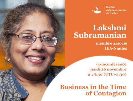 Visioconférence proposée par Godrej Archives et la Société des musées de Mumbai avec la participation de Lakshmi Subramanian.