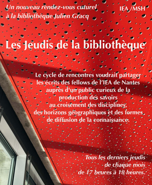 Les Jeudis de la Bibliothèque Julien Gracq : un nouveau rendez-vous culturel